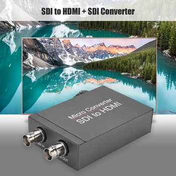 HD SDI Į HDMI Konverteris Video BNC 3G-SDI 1080P HDMI Adapteris Su Kabelių Garso Automatinis Formato Aptikimas Stebėti HDTV
