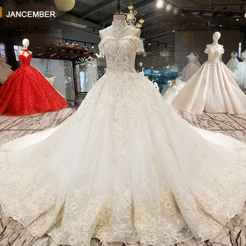 LS60010 prabangių vestuvių suknelės off peties mylimąja nuotaka vestuvių suknelė apykaklės grandinės papuošti nemokamas pristatymas алмазная вышивка