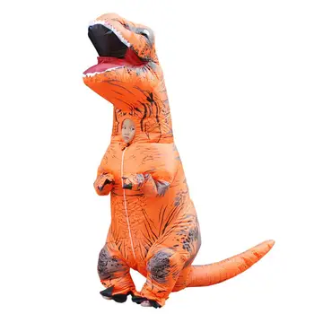 Dinozauro Tyrannosaurus Pripučiami Veiklos Kostiumas Suaugusiųjų Vaikų Dinozaurai Cosplay Dress Helovinas Dragon Rodo, Kostiumai, Rekvizitas