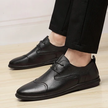 Mens laisvalaikį mens sapato atsitiktinis masculino apie 2020 odos hombre batai pavasario vyrų juoda de zapatos priežastinis pardavimo zapatillas