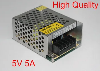 10vnt Aukštos Kokybės 5V 5A DC 25W Universalus Reguliuojamas impulsinis Maitinimo šaltinis 5V LED Driver 5V 5000mA