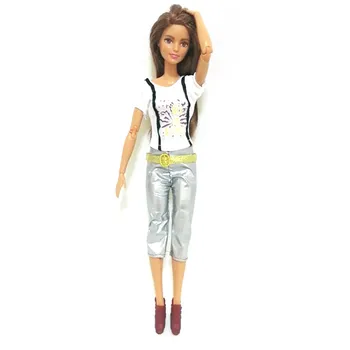 Rankų darbo Apranga Nustatyti Drabužius Barbie BJD Doll Kostiumas Viršuje Trumpas Kelnes Priedai Žaisti Namas, Padažu, Vaikams, Žaislai