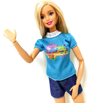 Rankų darbo Apranga Nustatyti Drabužius Barbie BJD Doll Kostiumas Viršuje Trumpas Kelnes Priedai Žaisti Namas, Padažu, Vaikams, Žaislai