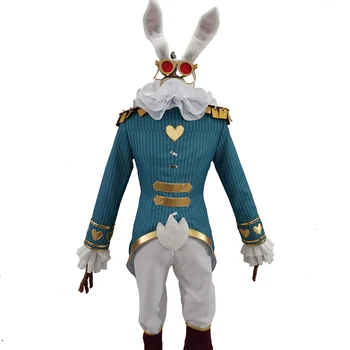 Žaidimas Tapatybės V J. White Rabbit Tai Fredis Riley Cosplay Kostiumų Išgalvotas Kostiumas Helovyno Karnavalas Šalies Uniformos Užsakymą