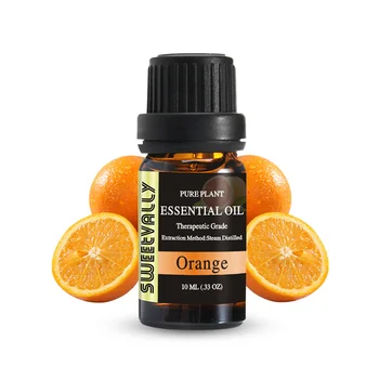 4pcs/set Citrina, Apelsinas Mandarinas Pelargonija Aromaterapija Difuzoriai Aromato Aliejus Grynas Augalų eterinis Aliejus Odos Priežiūros Aliejus