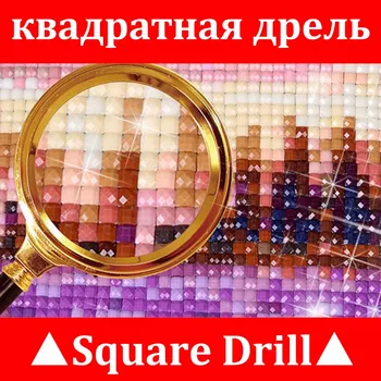 5D diamond siuvinėjimo animacinių filmų amatų diamond tapybos humanoidų medžio mozaika dovana kvadratiniu / apvalus deimantas namų puošybai XY1