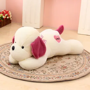 30-90cm Didelis Undulata Šuo Anime Plushies Žaislas Iškamšos Lėlė Baby Žaislas Modeliavimas Pliušinis Šuo Su Meile Širdyse
