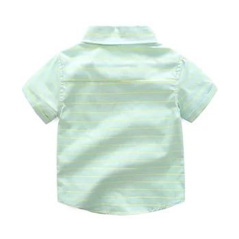 2020 metų Vasaros vaikų marškinėliai Berniukams Drabužius trumpomis Rankovėmis bluzka medvilnės Vaikai Viršūnes Tees Marškinėliai berniukams Atsitiktinis 2-8T gražus vaikų Palaidinė