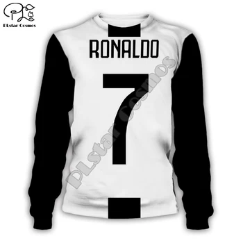 PLstar Kosmosas Cristiano Ronaldo Ožkos Sportininkų Futbolo Žaidėjas NewFashion Tracksuit 3DPrint Vyrų/Moterų Streetwear Juokinga Hoodies 21