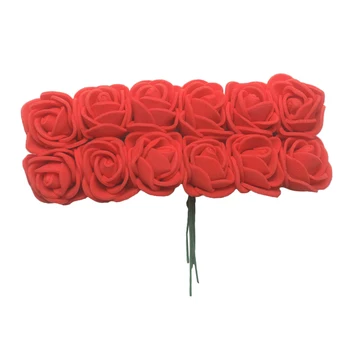 144x Mini Dirbtinis Putų Rose Flower 