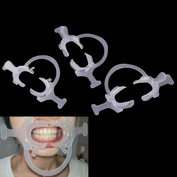 1PCS Odontologijos Medžiagos, Ortodontinis C Tipo Skaidrūs Dantų Intraoral Lūpos, Skruosto Susitraukimo Burną Atidarytuvas, Aukštos Kokybės