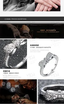 Pardavimas Tik Žiedai Didmeninės Bižuterijos Papuošalai Žiedas Crystal Iš Austrijos Moteris Apdaila Cirkonis (Pasirinktinai)