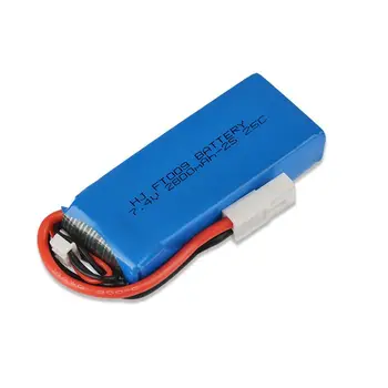 7.4 V 2800mAh Pakeitimo Lipo Baterijos įkroviklio kabelį Feilun FT009 Nuotolinio Valdymo žaislai, Valčių Atsarginės priedai 7.4 V 2S 25C