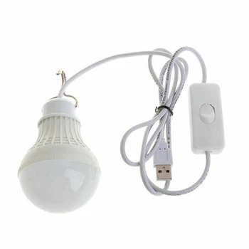 Praktinių 5W Portable LED Kempingas Lemputės Šviesos Patvarus Daugiafunkcinis Lauko Palapinės Kabo Pagalbos Žibinto Lemputė