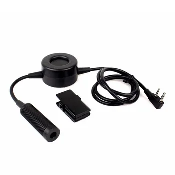 TIM TR push-to-talk karinės laisvų rankų įranga walkie-talkie priedų adapteris, skirtas triukšmo mažinimo pikapas taktinis laisvų rankų įranga