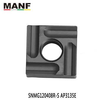 MANF SNMG120408R/L Tekinimo Įrankis Įrankiai Tekinimo Staklės, Gręžimo Baras Karbido Įterpti Išorės CNC Plieno Ašmenys