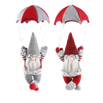 Kalėdų Švedijos Gnome Parašiutu Kabo Pakabukas Papuošalai Kalėdų Šventė Dekoras
