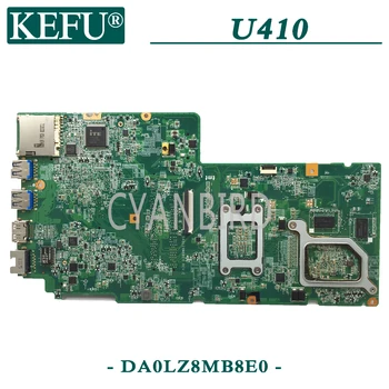 KEFU DA0LZ8MB8E0 originalus mainboard Lenovo U410 su I7-3517U GT610M Nešiojamas plokštė