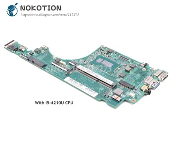 NOKOTION Lenovo ideapad U330P Nešiojamas Plokštė 5B20G16338 DA0LZ5MB8D0 Pagrindinės plokštės SR1EF I5-4210U CPU