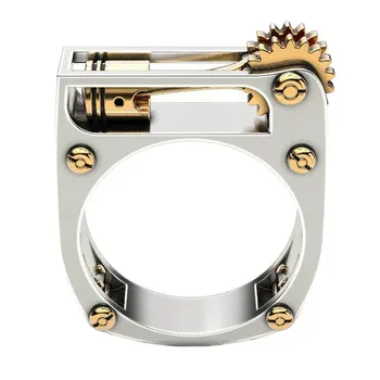 Mados Steampunk Įrankių žiedas vyrams cool Laikrodis Stiliaus Etninės Žiedai Moterų, Mergaičių Derliaus Punk Papuošalai B žiedas vestuves