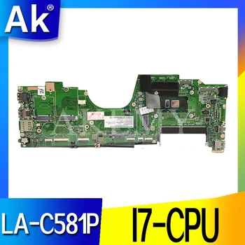 SAMXINNO LA-C581P Plokštė Lenovo Thinkpad JOGOS 260 Laotop Mainboard su I7 CPU