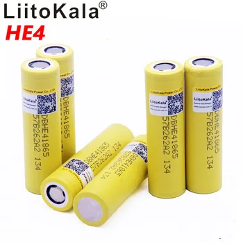 Originalus LiitoKala už HE4 18650 2500mah 20A 18650 li-ion daugkartinio įkrovimo baterijos energijos saugus akumuliatoriaus /motoroleris