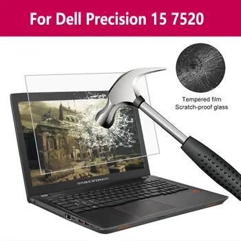 Už Dell Precision 15 7520 Apsauginės Plėvelės Grūdinto Stiklo Notebook Laptop 9H Grūdintas Stiklas Screen Protector