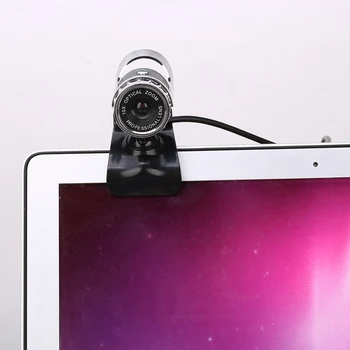 SOONHUA Kamera, Fotoaparatas, USB HD Kameros, 360 Laipsnių Kompiuterinės Kameros CMOS Jutiklis Su Mikrofonas Clip-On Desktop PC Nešiojamas kompiuteris
