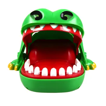 Naujovė žaislų Crocodile Dentist Bite Piršto Žaidimo Juokingi Novetly Krokodilas Žaislas Vaikams Dovanų Multiplayer žaislai Kalėdų dovana