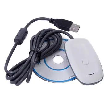 Xbox 360 Wireless Gamepad PC Adapteris USB Imtuvas Palaiko Win7/8/10 Sistemos 
