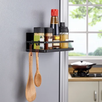 Netic Spice Rack už Šaldytuvas su Kabliu Galite Įdėti Visų Rūšių Prieskonių ir Virtuvės Reikmenys
