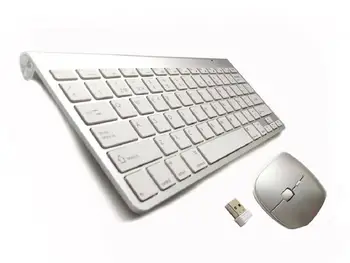 Pasirinktinio įvedimo klaviatūra + Raton Wireless Belaidė Wireless Belaidė Wireless 2.4 G USB sąsaja su laišku  klaviatūros ispanų, Suderinama su PC, Mac