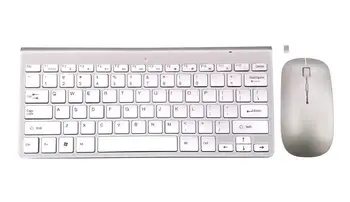 Pasirinktinio įvedimo klaviatūra + Raton Wireless Belaidė Wireless Belaidė Wireless 2.4 G USB sąsaja su laišku  klaviatūros ispanų, Suderinama su PC, Mac