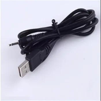 100VNT/ USB 2,5 garso kabelis baltas 2.5 audio mono DC2.5mm audio kištukas mobilaus telefono laisvų rankų įrangos garso MP3 MP4