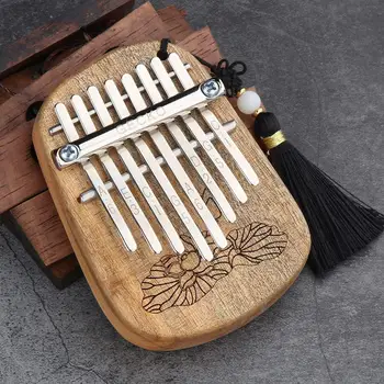 8 Raktai Piršto Kalimba Nykščio Pianinas Portable Pradedantiesiems Klaviatūros Marimba Raudonmedžio Medienos Afrikos Piršto Mušamųjų Muzikos Instrumentų