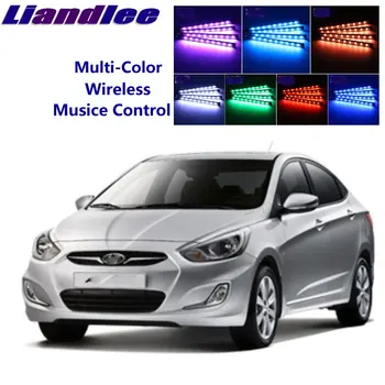Liandlee Automobilių Neoninės Spalvos-Keičiasi Atsižvelgiant Atmibient Viduje Kojoms Šviesos Hyundai Accent Verna i25