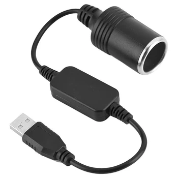 USB 5V į 12V Keitikliu,Maitinimo Tachografas ,Lengvesni USB Žiebtuvėlis Skaičiuoklė