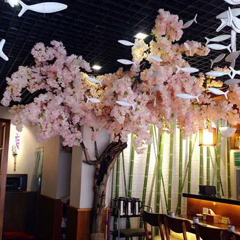 98,5 cm modeliavimas cherry blossom Kinijos cherry blossom modeliavimas foto rekvizitai namų dekoravimas Šventėms, vestuvių netikrą gėlės