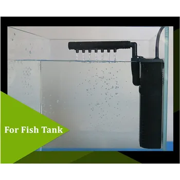 Mini Akvariumo Vidinis Filtras Multi-funkcija Povandeninis Aqurium Vandens Siurblio Filtras Pridėti Deguonies Žuvų, Vėžlių Bakas
