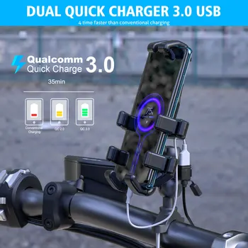 Motociklo Įkroviklis SAE Leidimas Su Single/Dual USB Greito Įkrovimo Adapteris 