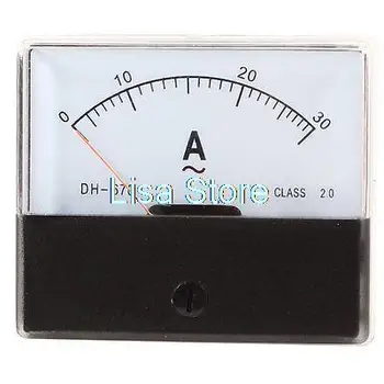 Plastikiniai Klasės 1.5 Tikslumas Analoginis Pultas Metrų Amperemeter Ammeter Indikatorius DC 0-30A
