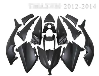 ABS Plastmasės Juoda Motociklo Lauktuvės Komplektas Yamaha TMAX 530 2012-m.
