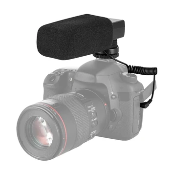 K&F SĄVOKA Stereo Vaizdo Karabinai Mikrofonas-Fotoaparatas Kondensatoriaus Mikrofon Mic Canon Nikon Sony DSLR Pokalbio Įrašymas