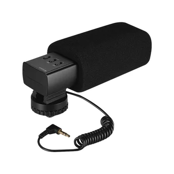 K&F SĄVOKA Stereo Vaizdo Karabinai Mikrofonas-Fotoaparatas Kondensatoriaus Mikrofon Mic Canon Nikon Sony DSLR Pokalbio Įrašymas