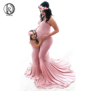Don&Judy Nauja Motinystės Fotografija Rekvizitai Suknelių Nėščioms Moterims, Drabužiai Motinystės Suknelės Už Nuotrauką Šaudyti Nėštumo Suknelės