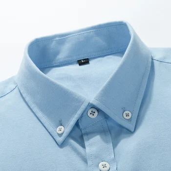 2019 m. Rudens stiliaus vyriški Suknelė Marškiniai ilgomis rankovėmis Oficialaus Darbo marškiniai vyrų businesswear vientisos spalvos Office vyrų drabužiai MQ370