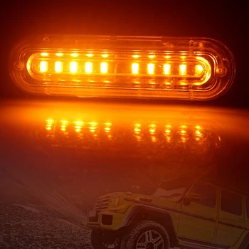 2vnt 10 LED Avariniai Mirksėtų Žiburiai LED Šviesa Stop Signalas Žibintų Sunkvežimių Šoniniai Gabaritiniai Žibintai