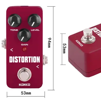 FDS2 Mini Distortion Pedalą Nešiojamų Gitaros Efektu Pedalas Gitara, Muzikos instrumentų Priedai