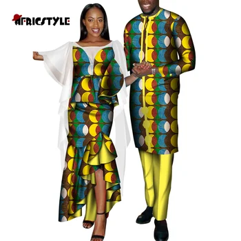 20 Modelius Medvilnės Minkštas Afrikos Drabužius Poroms Puikus Kokybės Afrikos Spausdinti Plius Dydis Drabužių WYQ608
