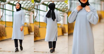 Didelis Dydis Islamo Musulmonų Turkijos moterų 2021 Tunika Mados ir Drabužių Sporto stilingas atsitiktinis kelnės sijonas kartu